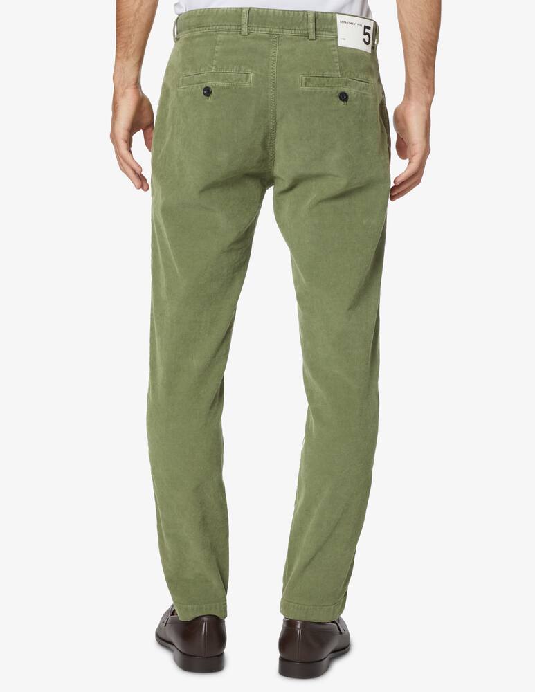 rinascente Department 5 Pantaloni con dettagli in velluto - Verde