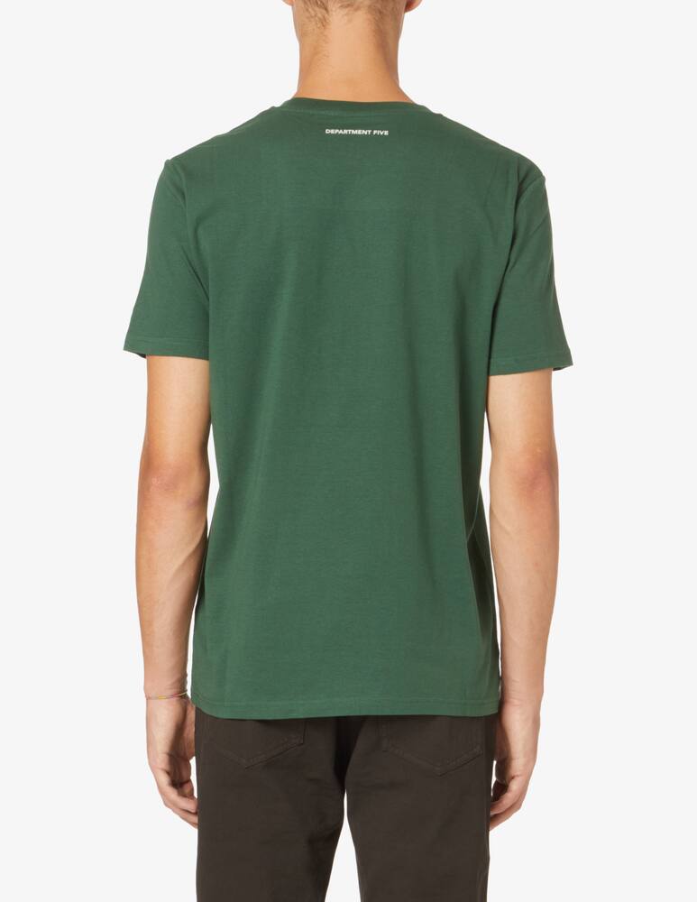 rinascente Department 5 Organic cotton logo t-shirt - Green