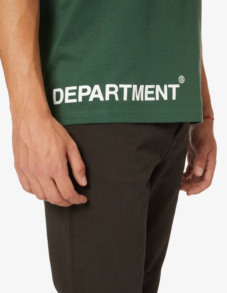 rinascente Department 5 Organic cotton logo t-shirt - Green