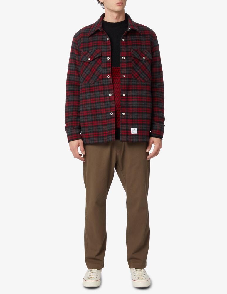 Department 5 Wool checked overshirt - Multi - picture 2 Department 5 Wool checked overshirt - Multi - picture 2