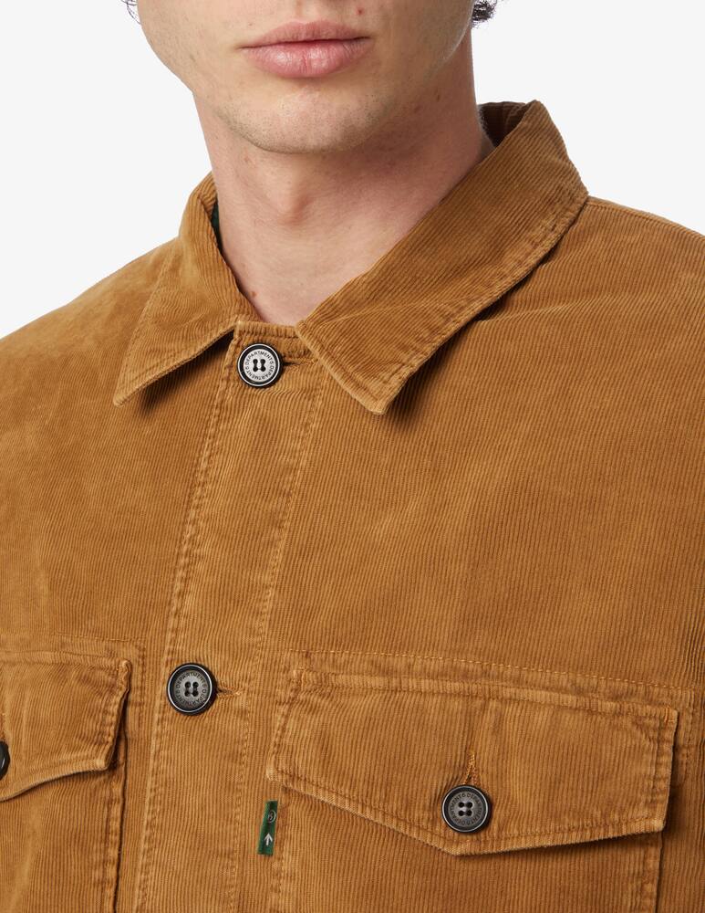 rinascente Department 5 Velvet checked overshirt - Brown