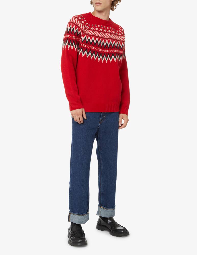 rinascente Department 5 Maglia girocollo in lana - Rosso