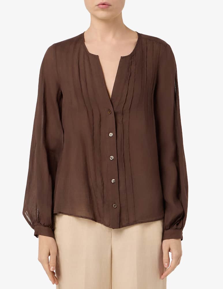 24.7 Studio Pleated long sleeve shirt - picture 1 24.7 Studio Pleated long sleeve shirt - picture 1