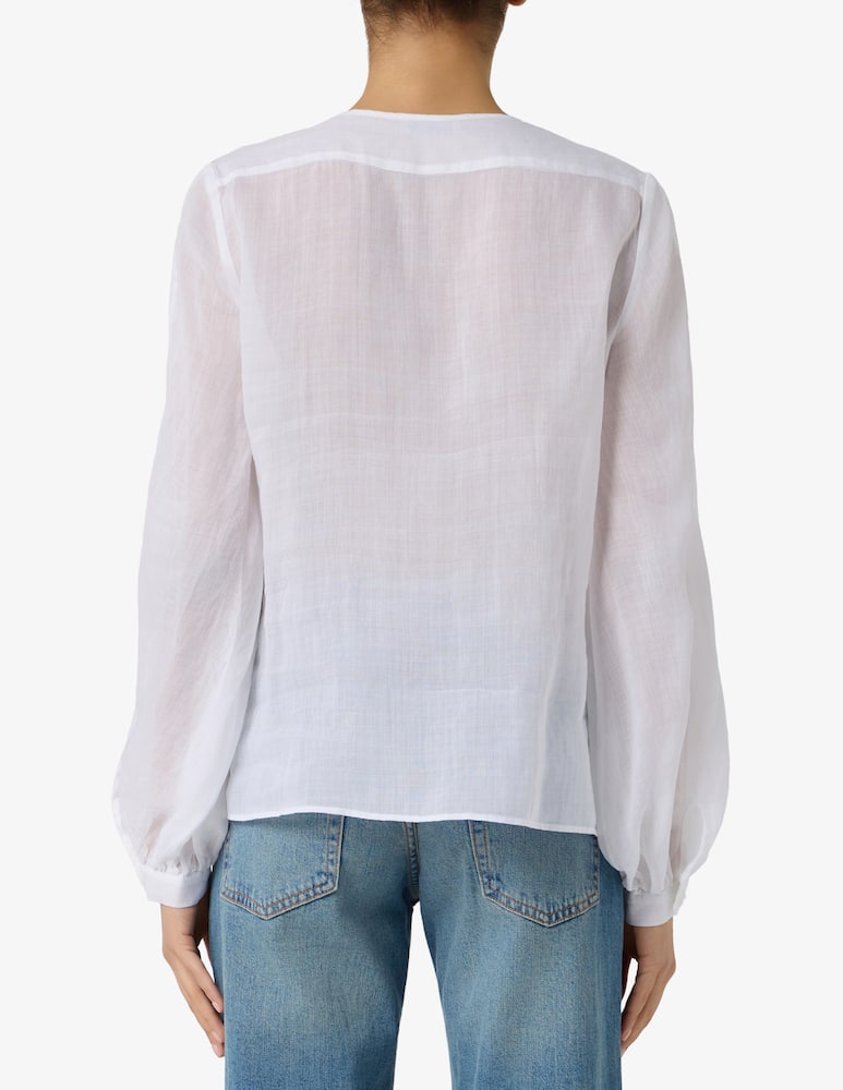 rinascente 24.7 Studio Pleated front long sleeve shirt