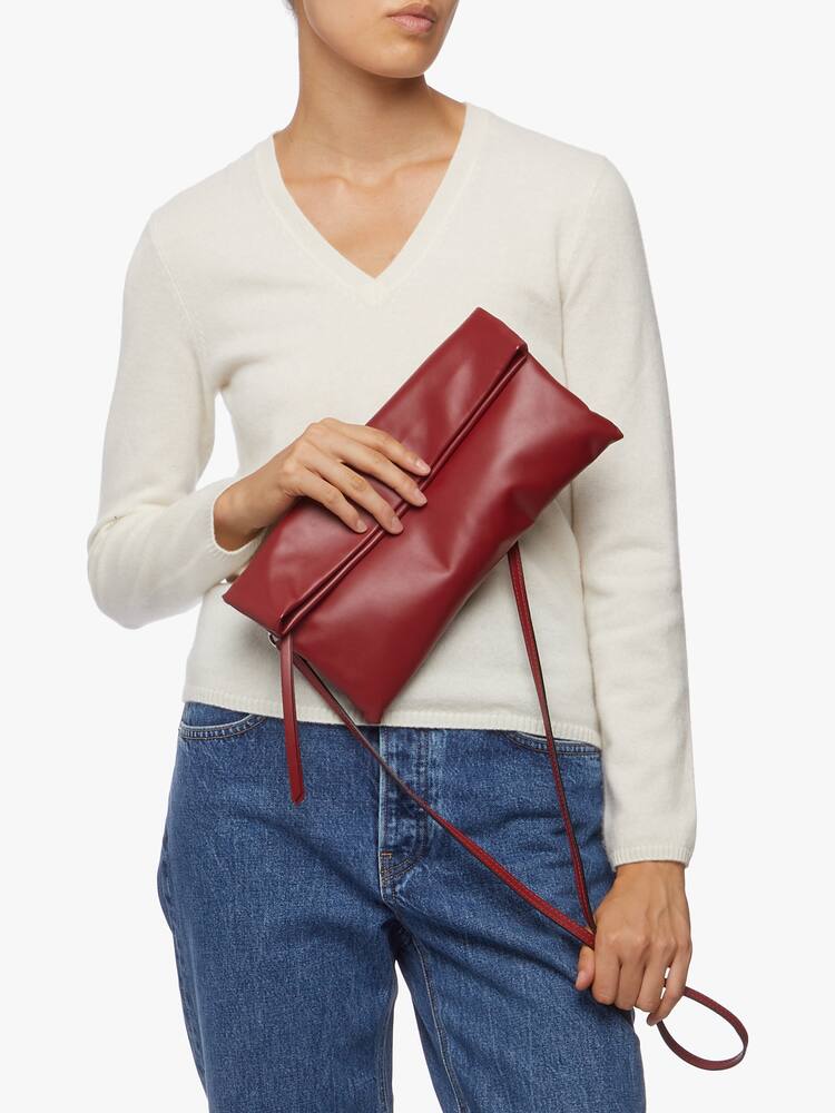 rinascente Gianni Chiarini Firenze Medium Size Cherry Poschette