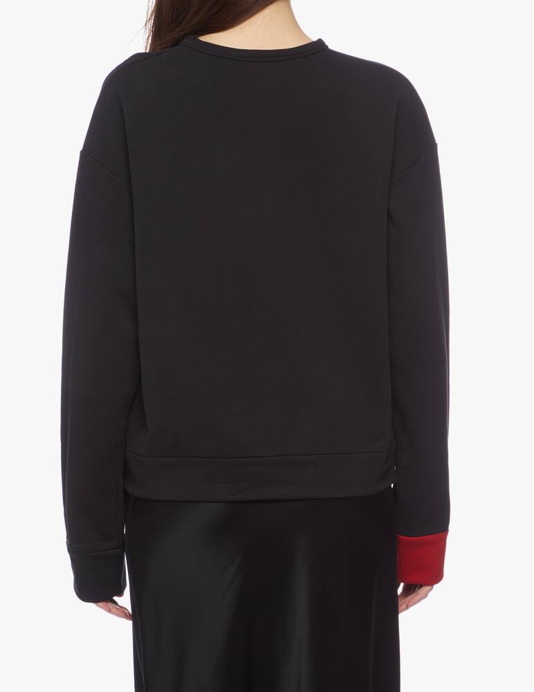 rinascente N°21 Crewneck sweatshirt with logo