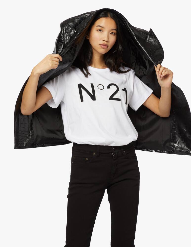 rinascente N°21 T-shirt con logo