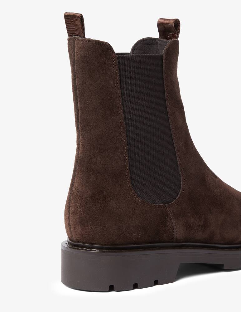 rinascente Carmens Mousse suede chelsea ankle boots - Brown