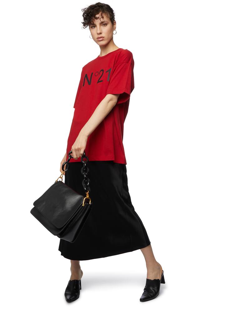 rinascente N°21 T-Shirt with logo