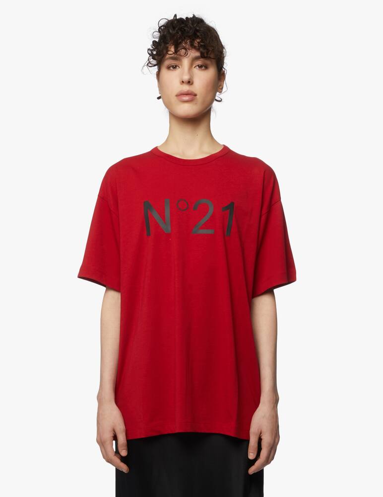 rinascente N°21 T-Shirt with logo