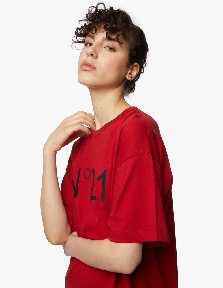 rinascente N°21 T-Shirt with logo