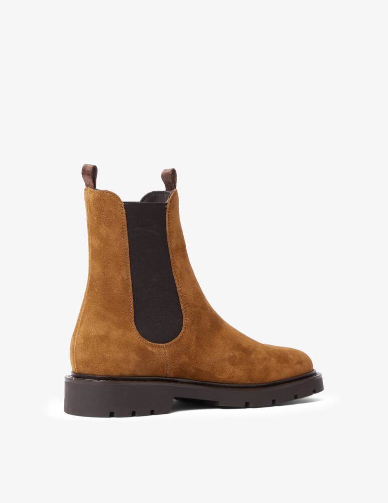 rinascente Carmens Mousse suede chelsea ankle boots - Brown