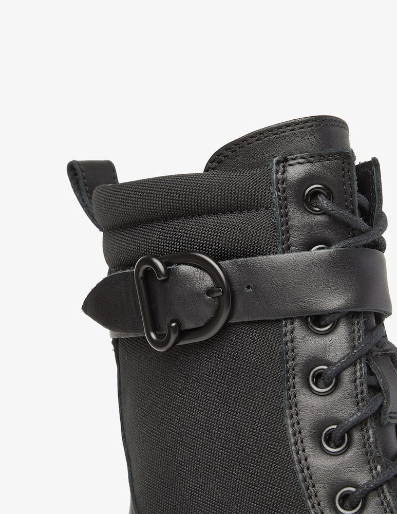 rinascente Carmens Anfibio carro in pelle Pollok - Nero