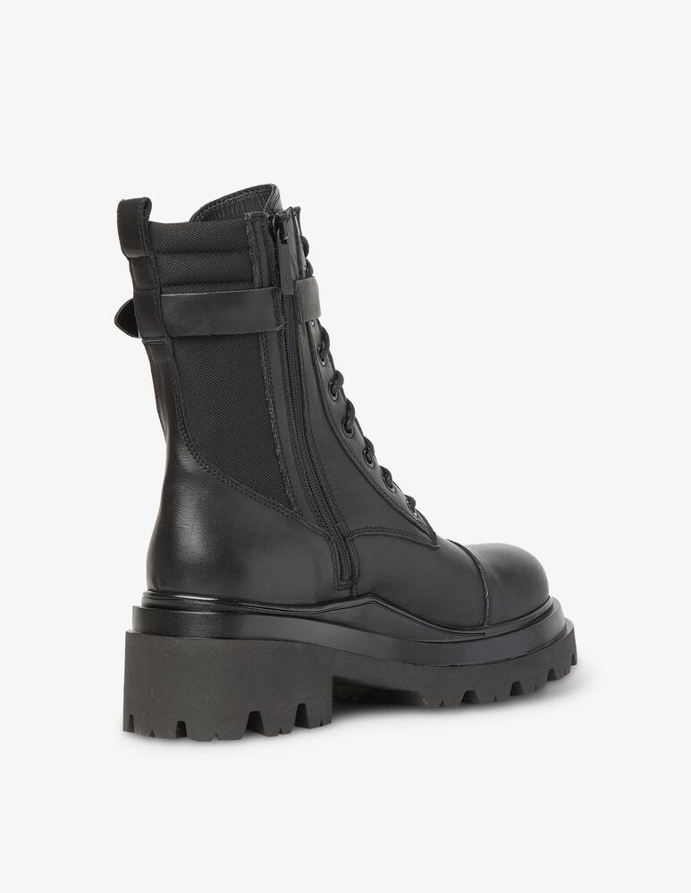 rinascente Carmens Anfibio carro in pelle Pollok - Nero