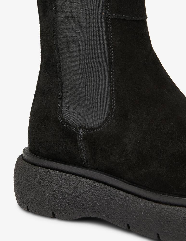 rinascente Carmens Mousse suede chelsea ankle boots - Black