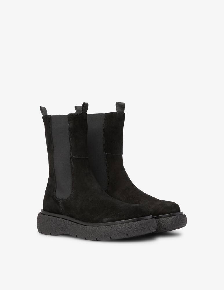 rinascente Carmens Mousse suede chelsea ankle boots - Black