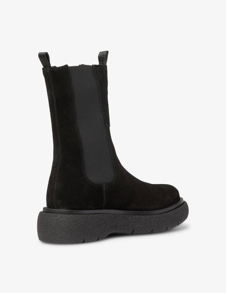 rinascente Carmens Mousse suede chelsea ankle boots - Black