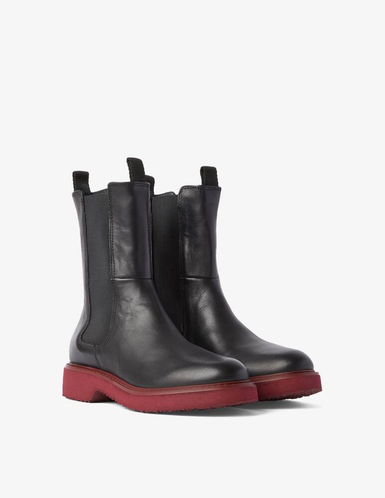 rinascente Carmens Stivaletti chelsea Pollok suola colorata - Nero