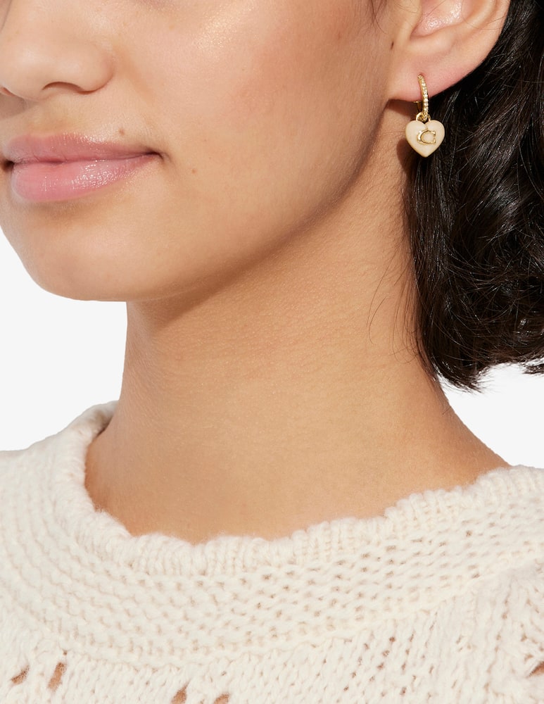 rinascente COACH Orecchini cuore resina