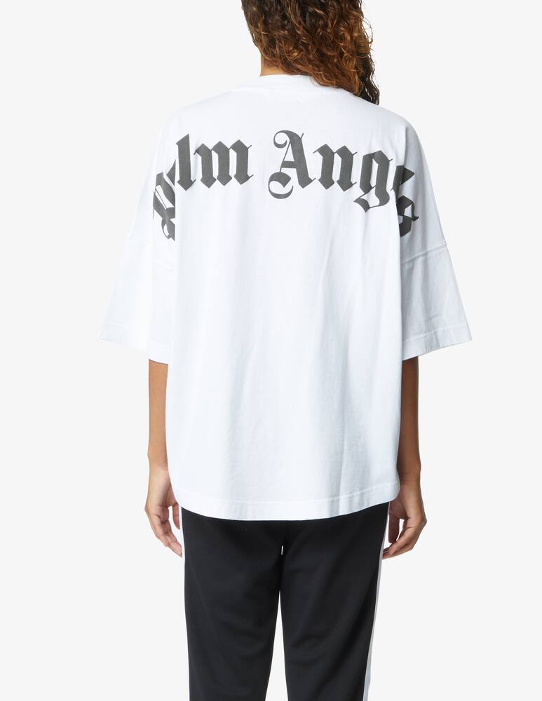 Palm Angels T-shirt logo over - White - picture 3 Palm Angels T-shirt logo over - White - picture 3
