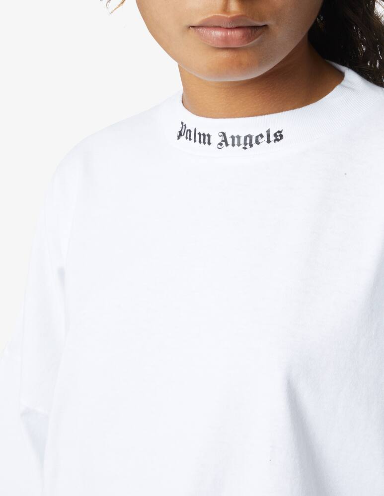 Palm Angels T-shirt logo over - White - picture 4 Palm Angels T-shirt logo over - White - picture 4