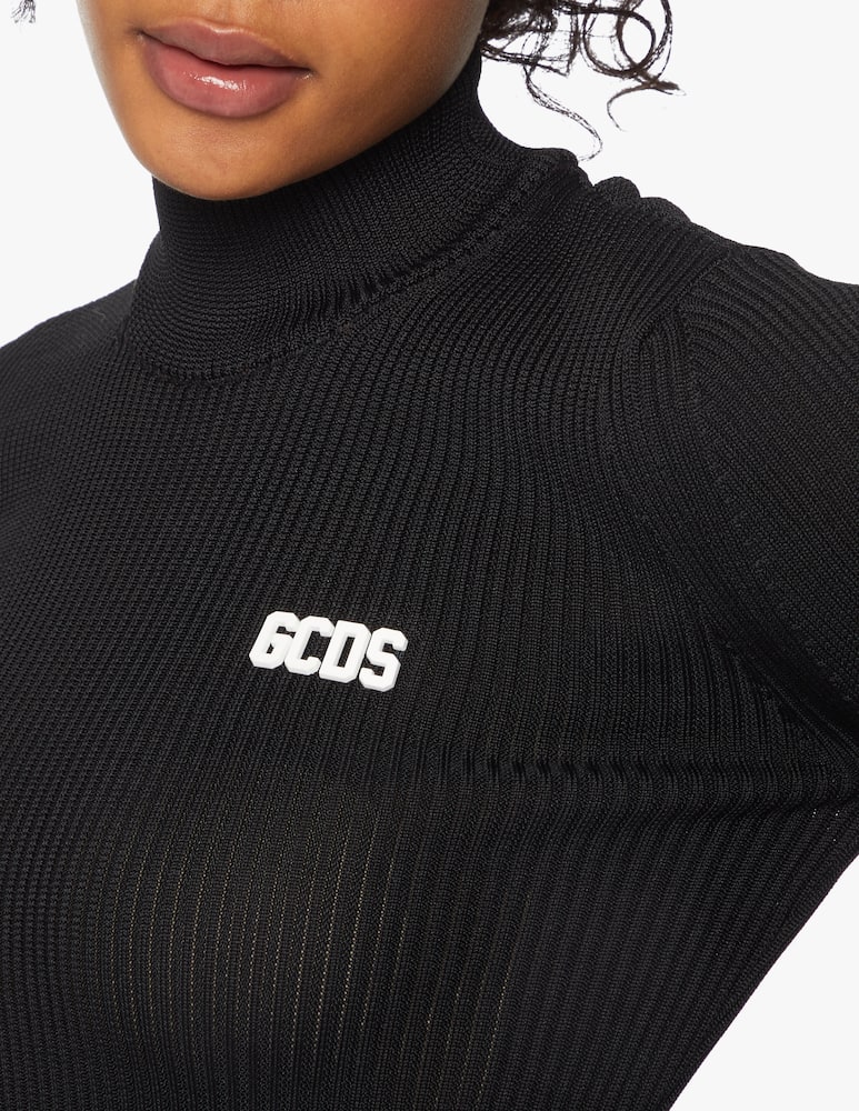 rinascente GCDS Vestito asimmetrico con logo