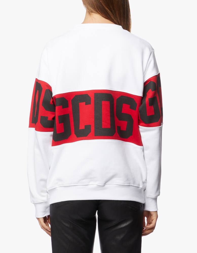 rinascente GCDS Felpa girocollo in cotone con logo