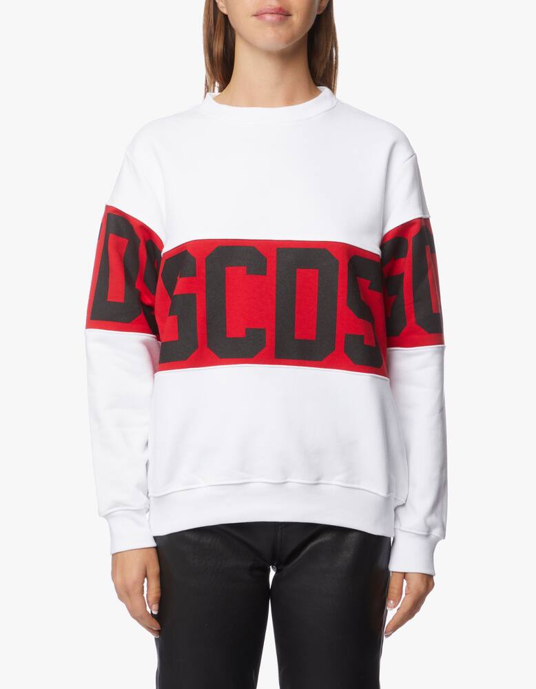 rinascente GCDS Felpa girocollo in cotone con logo