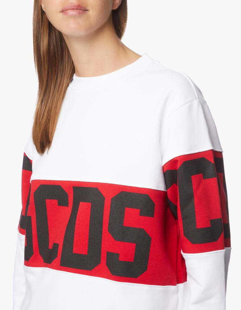 rinascente GCDS Felpa girocollo in cotone con logo