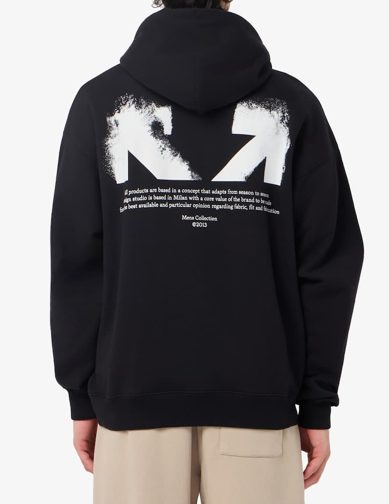 rinascente Off-White Half arrow zip hoodie