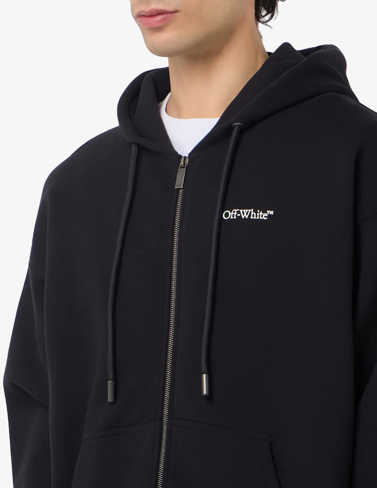 rinascente Off-White Half arrow zip hoodie