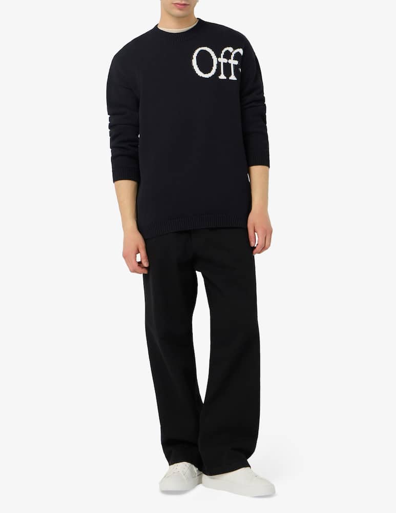 rinascente Off-White Maglia girocollo in cotone