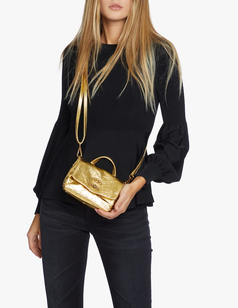 rinascente Zanellato Postina Superbaby Golden Globe Oro Vicenza Mini Bag