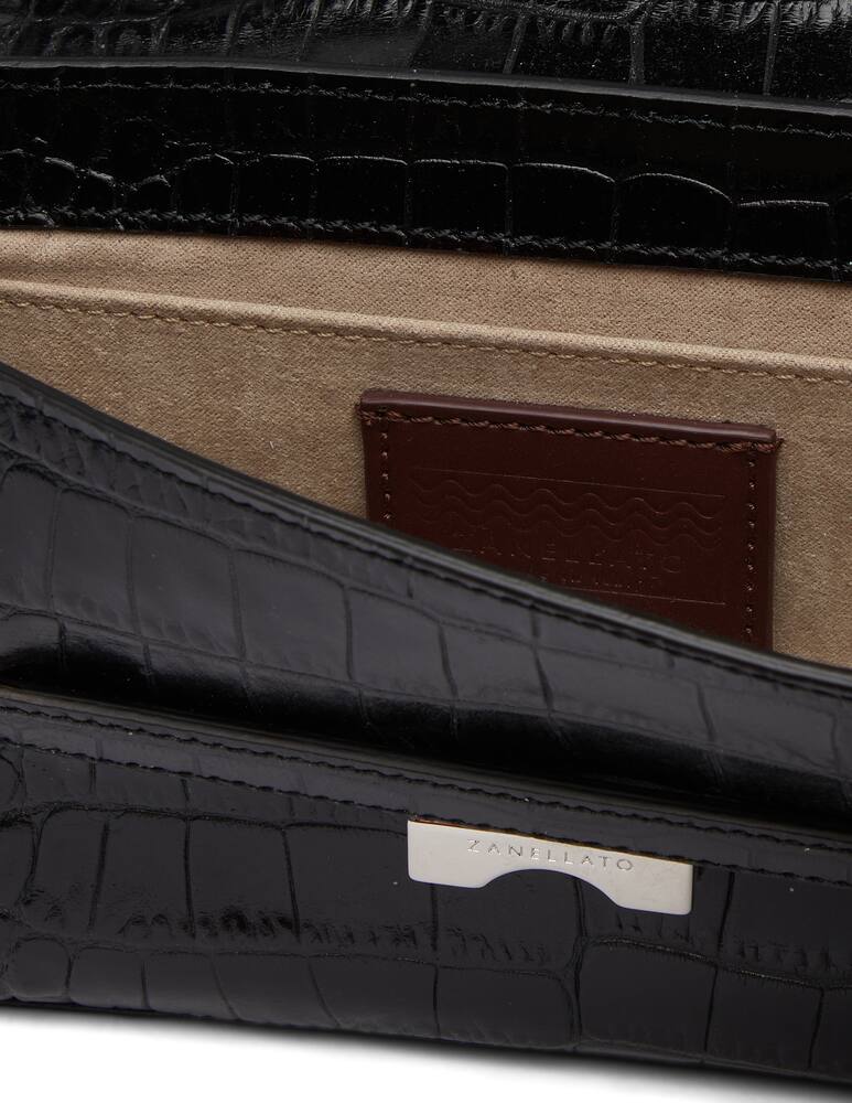 rinascente Zanellato Nina Super Baby Ritratto Neros Mini Bag