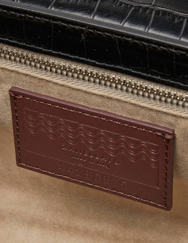 rinascente Zanellato Nina Slim Ritratto Neros borsa a mano