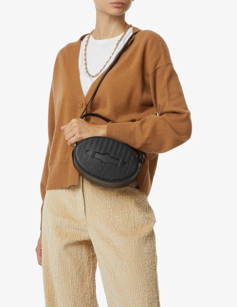 rinascente Zanellato Ovo Round Bldn Fiocco camera bag - Black