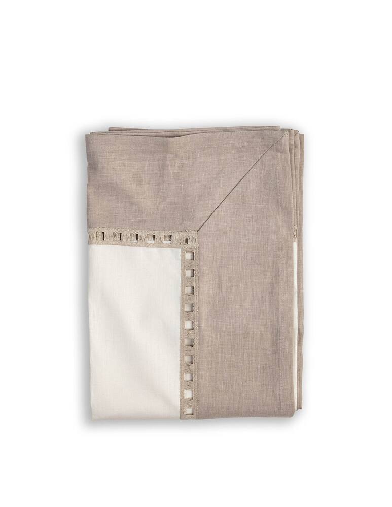 rinascente Borgo delle Tovaglie Riviera Antistain Tablecloth - Cream