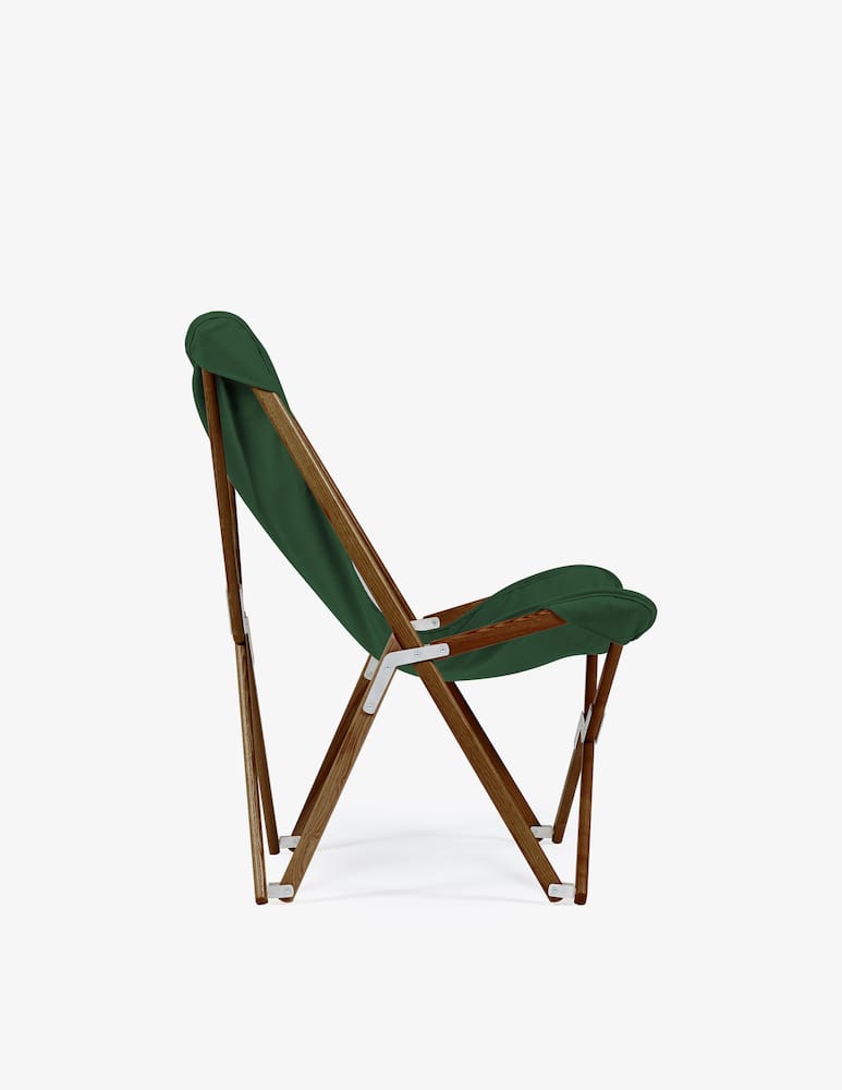 rinascente Telami Tripolina Chair with Teak-stained Frame