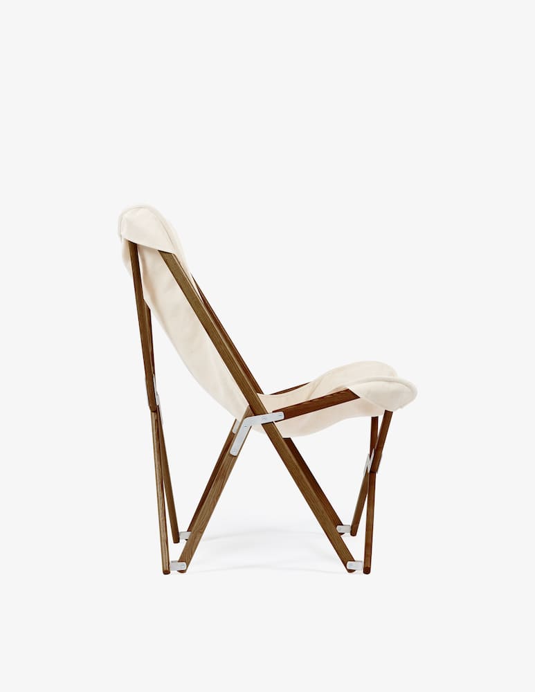 rinascente Telami Tripolina Chair 1855 with Teak-stained Frame