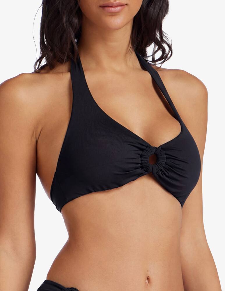 rinascente Fisico Halter top bikini with ring detail
