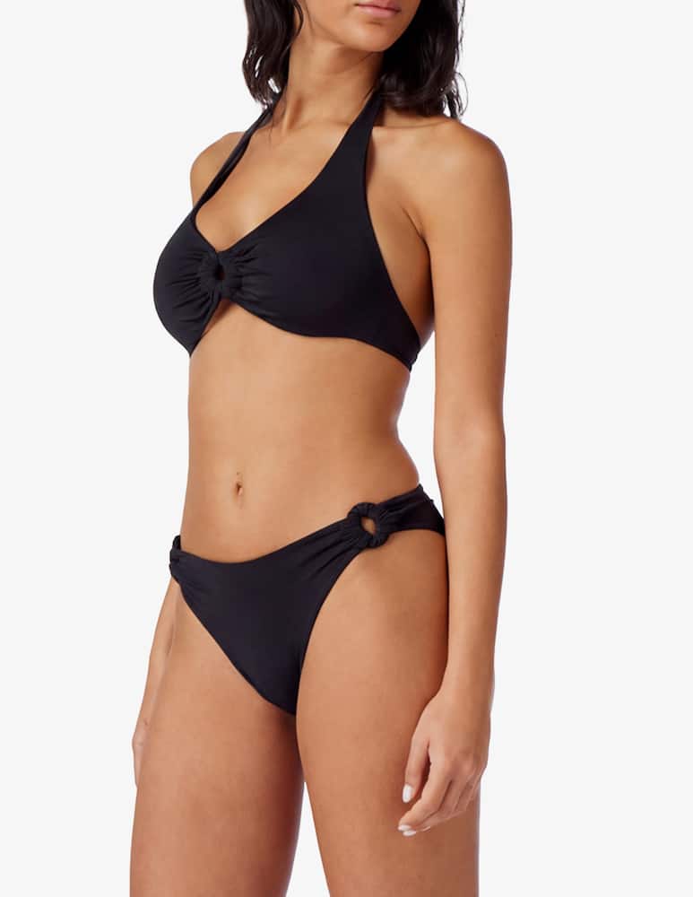rinascente Fisico Halter top bikini with ring detail