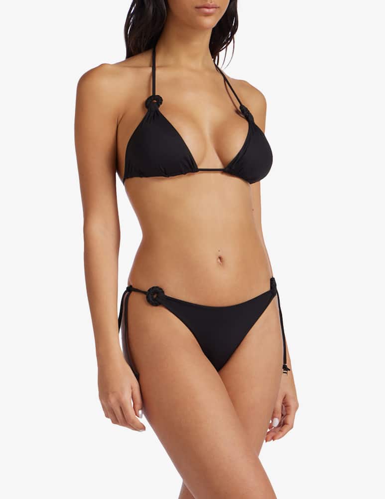 rinascente Fisico Top triangle bikini with ring detail