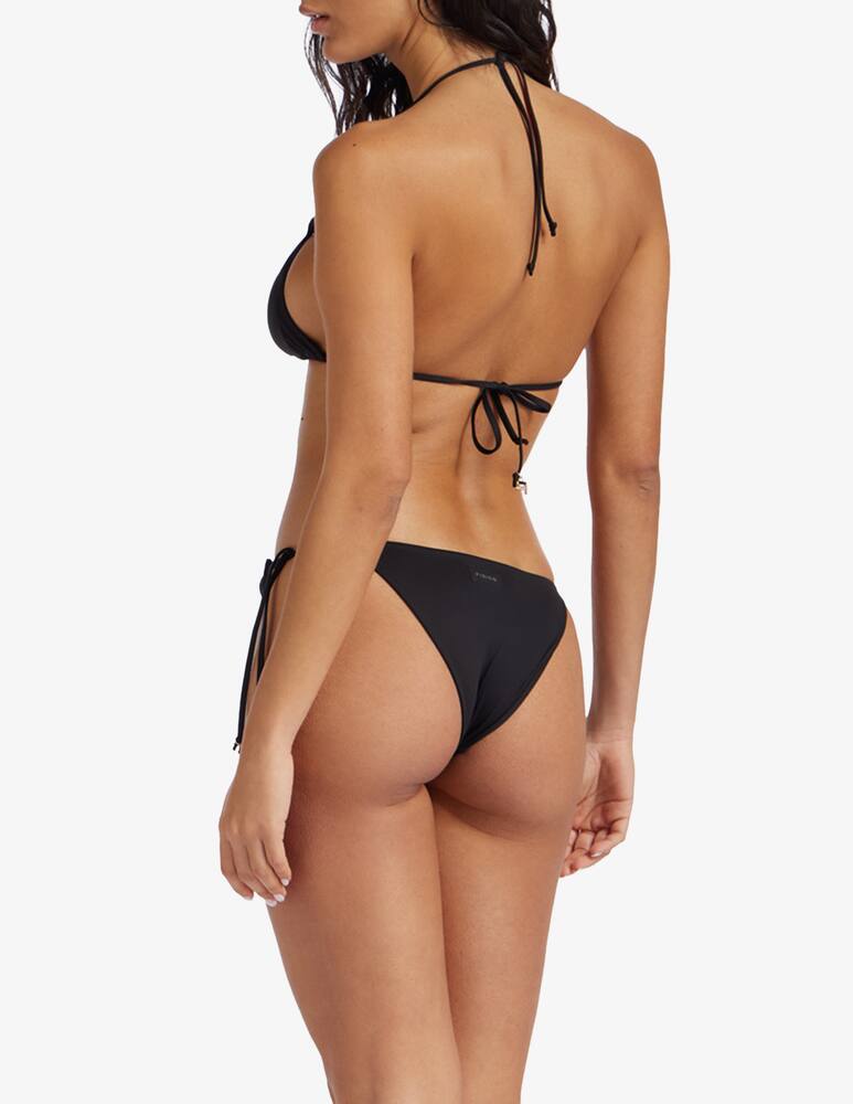 rinascente Fisico Top triangle bikini with ring detail