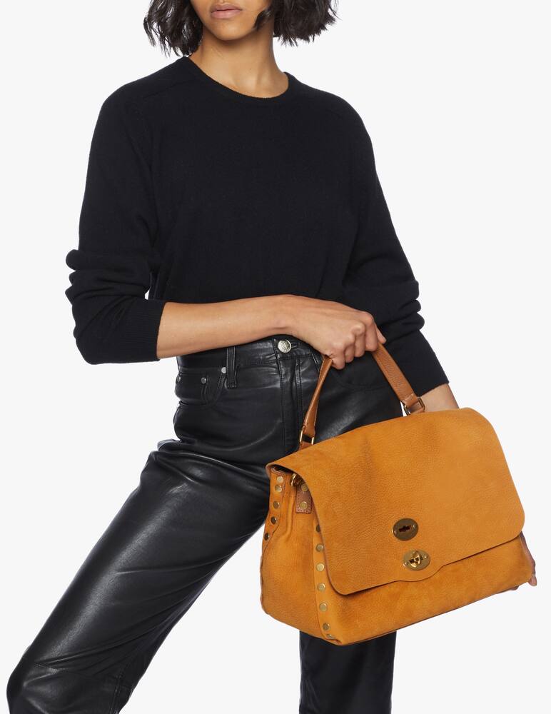 rinascente Zanellato Borsa Postina in camoscio