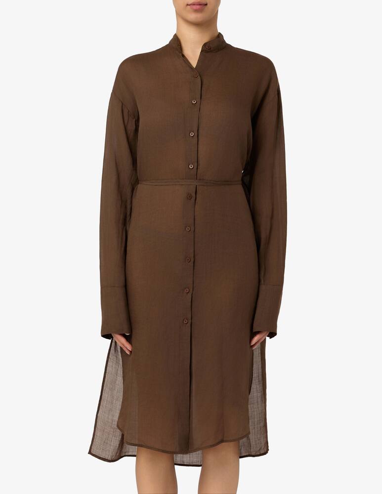 rinascente Fisico Shirt dress with mandarin collar