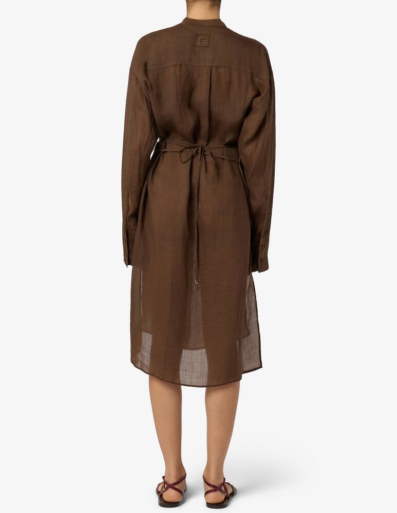 rinascente Fisico Shirt dress with mandarin collar