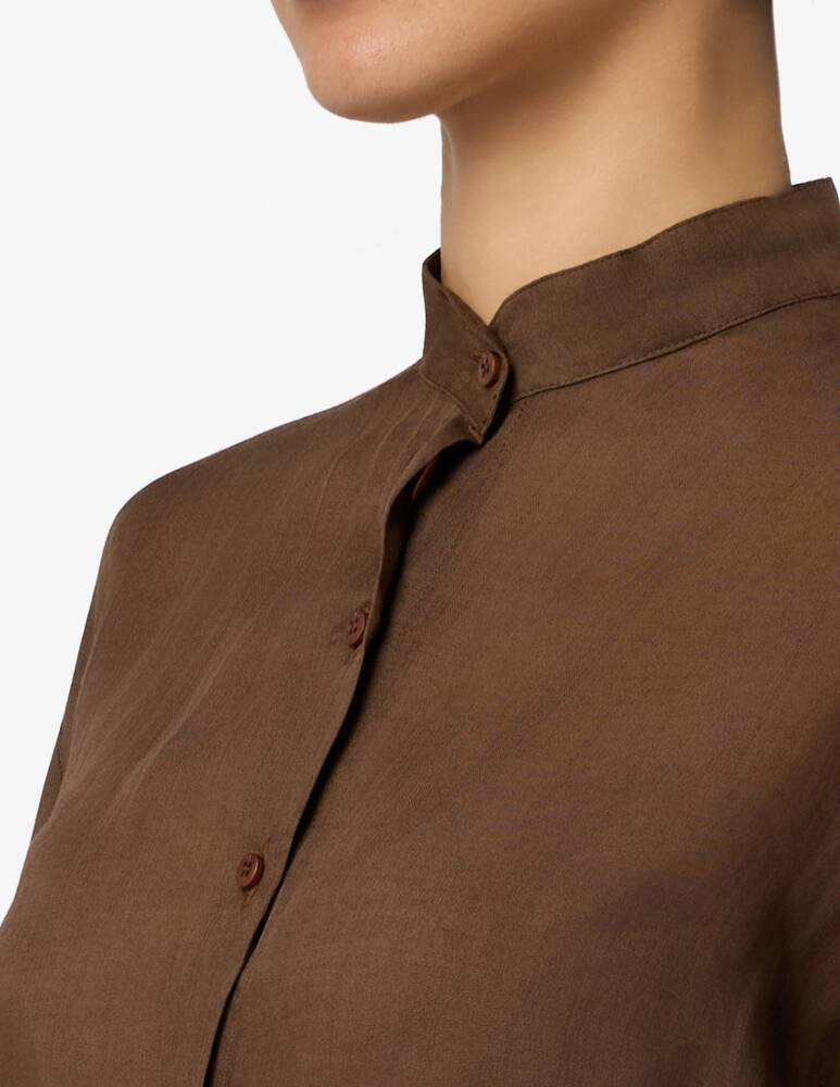 rinascente Fisico Shirt dress with mandarin collar