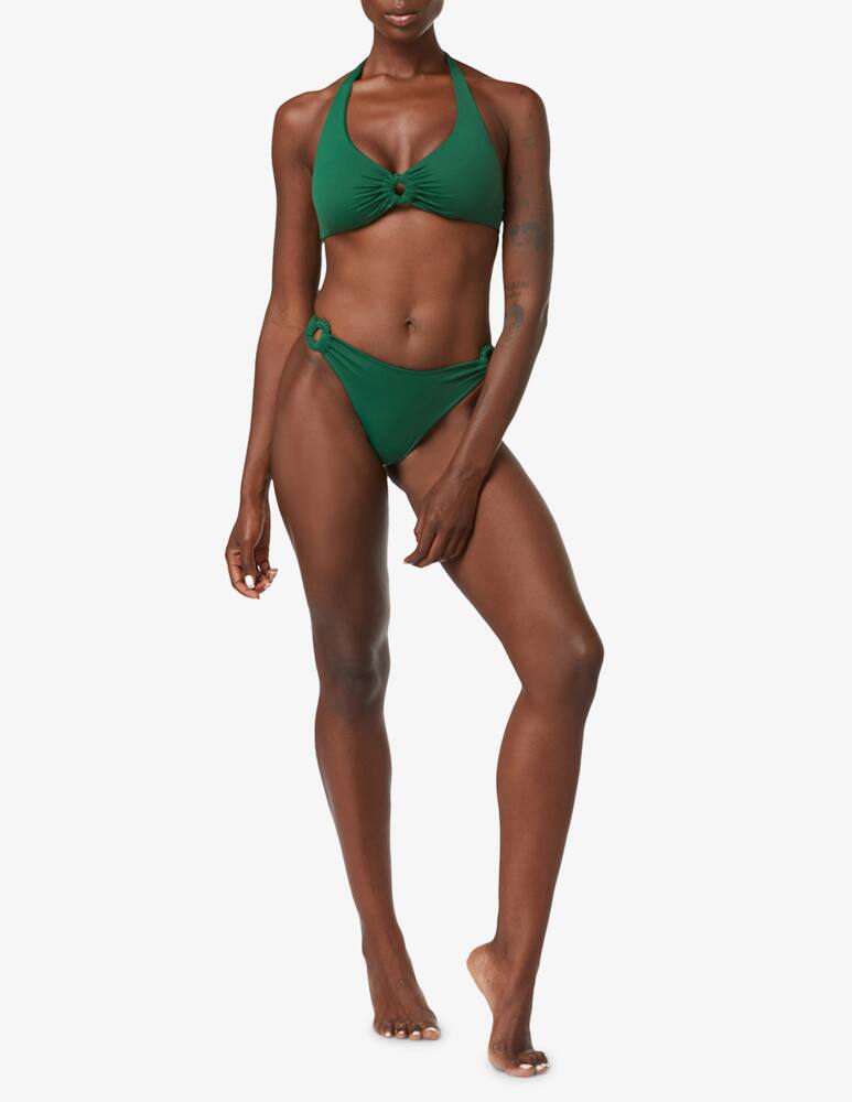 rinascente Fisico Ring detail halterneck top bikini