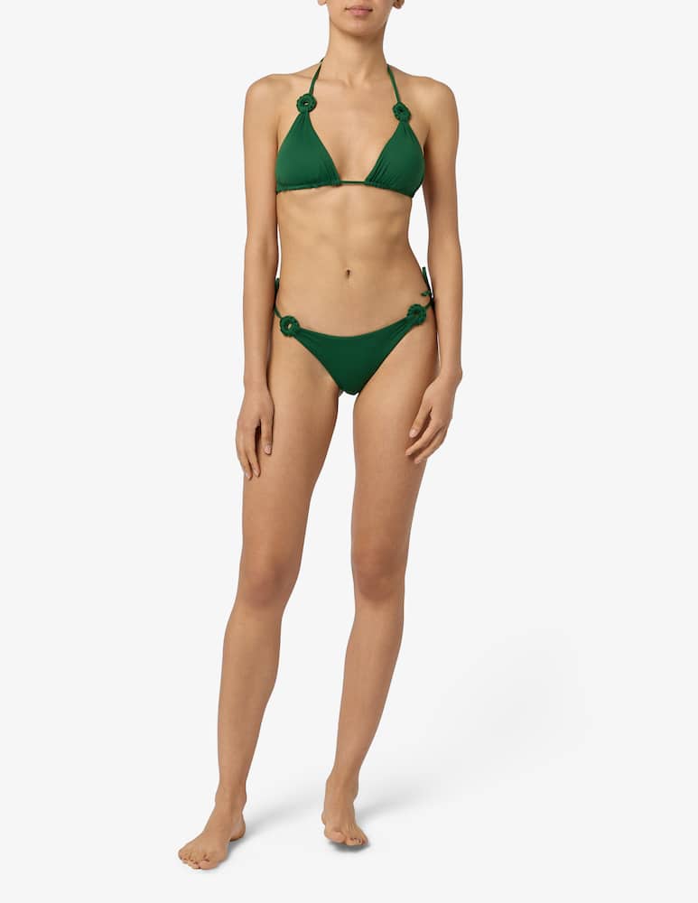 rinascente Fisico Top bikini triangolo con anelli