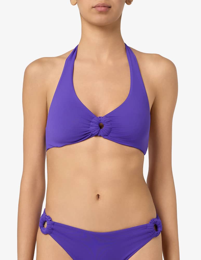 rinascente Fisico Ring detail halterneck top bikini